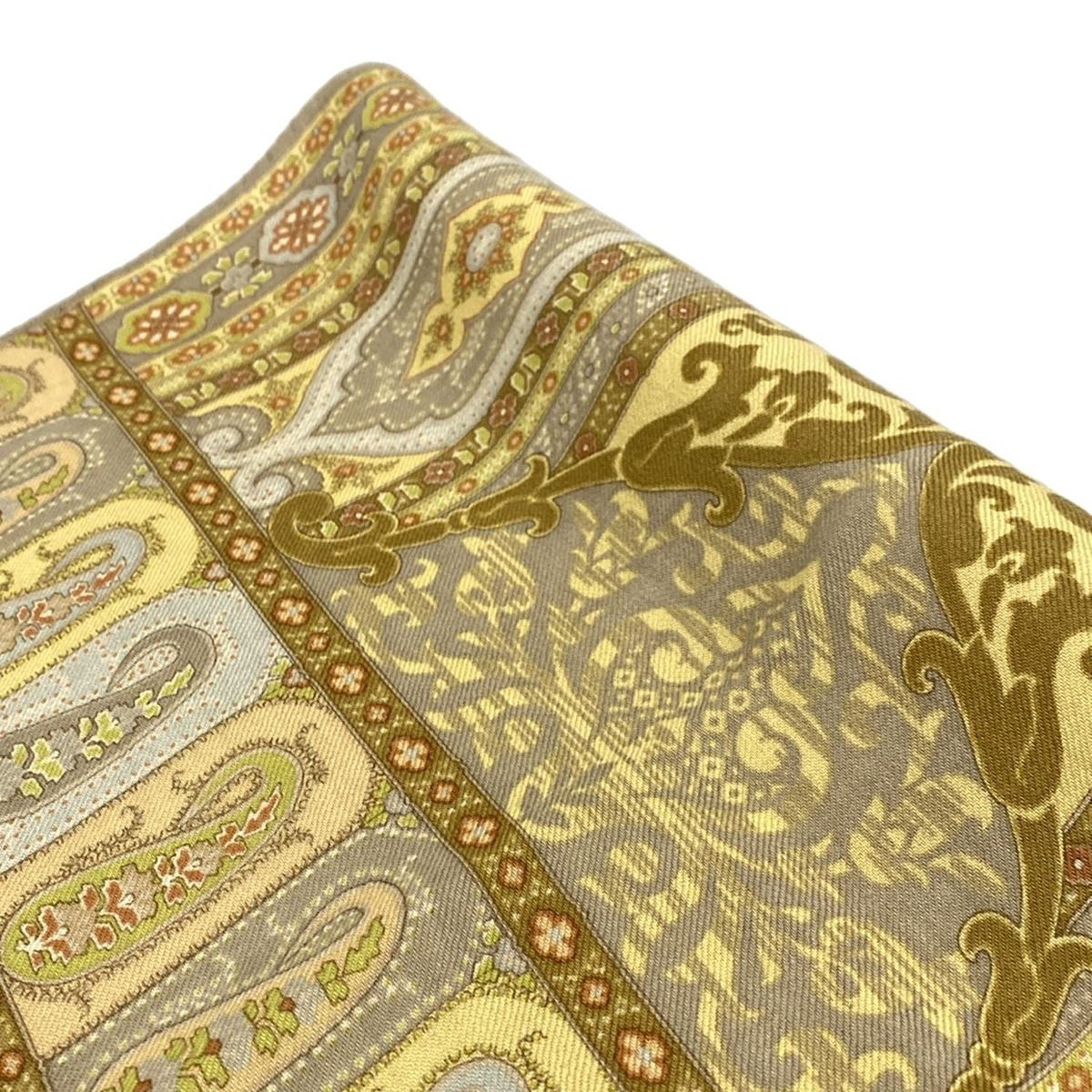 美品 ★ETRO★ ストール ショール ペイズリー柄 ウール混 ベージュ ETRO(エトロ) ストール(ショール) - グレー×ベージュ×マルチ