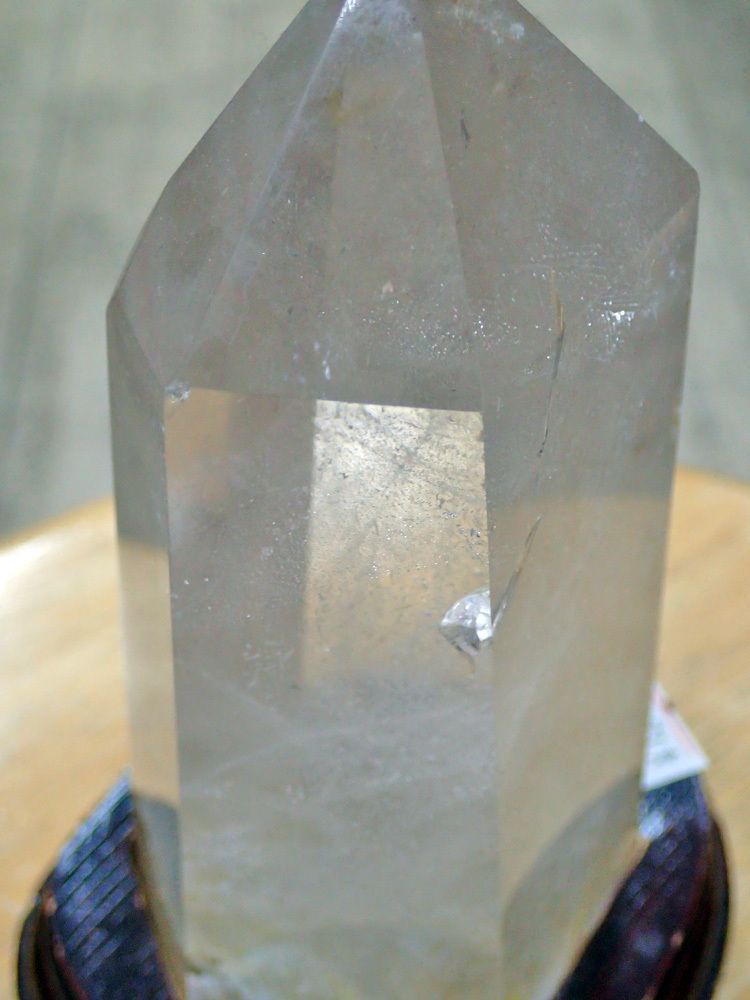 天然石】水晶六角柱、クリスタルの置物 (866g) - メルカリ