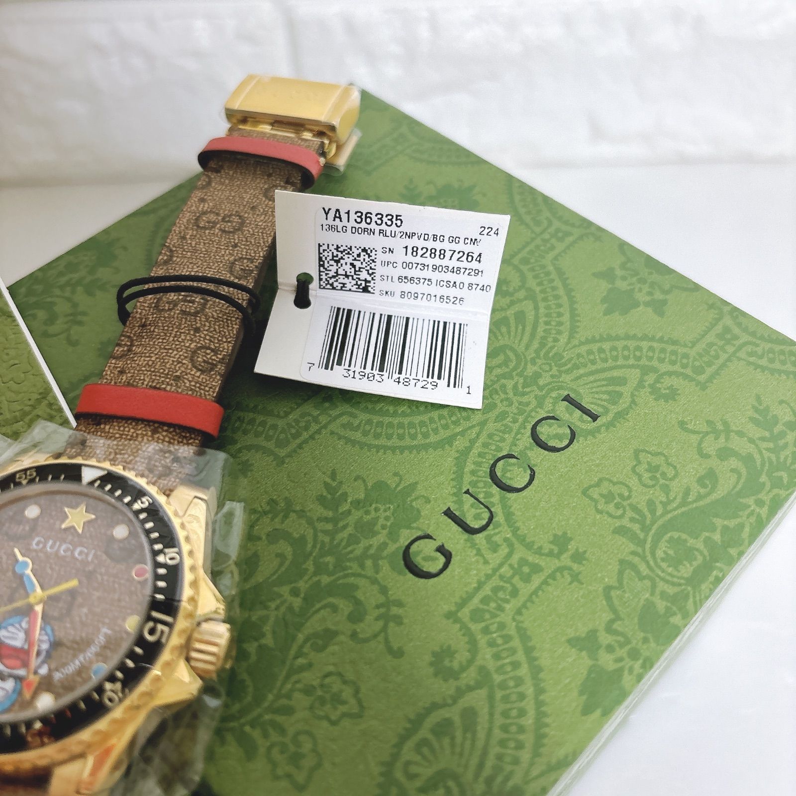 超レア！初コラボ商品】新品 DORAEMON x GUCCI ウォッチ 30周年