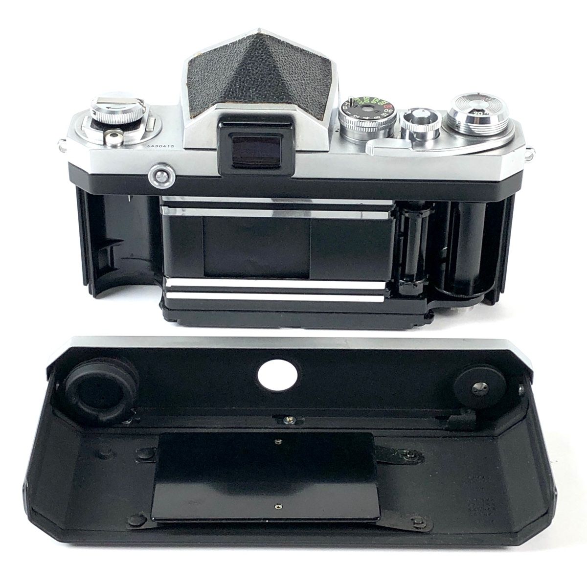 ニコン Nikon F アイレベル シルバー ボディ フィルム マニュアル