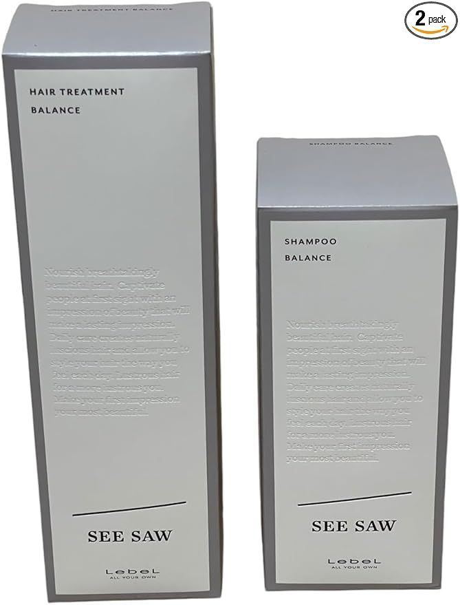 ルベル シーソー ヘア＆スキャルプシャンプーT(タイト)（500ml） 2個