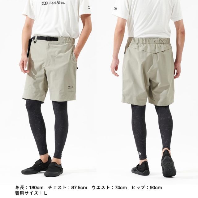 Daiwa レインマックス　ショートパンツ　防水　釣り　迷彩柄　　Lサイズ ダイワ レインマックス（フィッシングパンツ）｜フィッシング