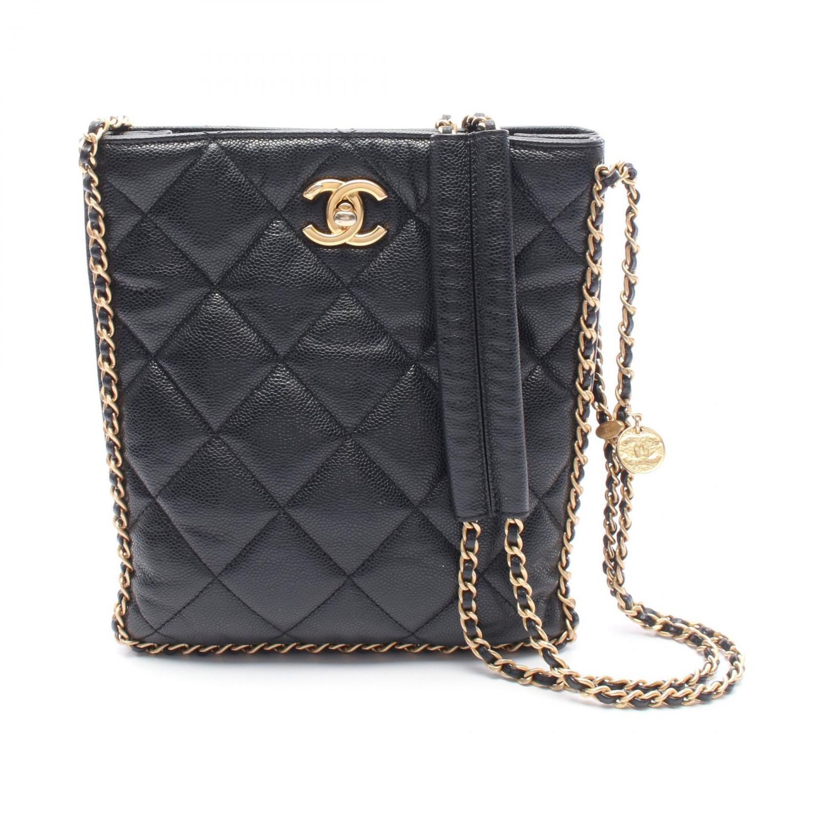 シャネル CHANEL ショルダーバッグ スモールショッピングバッグ