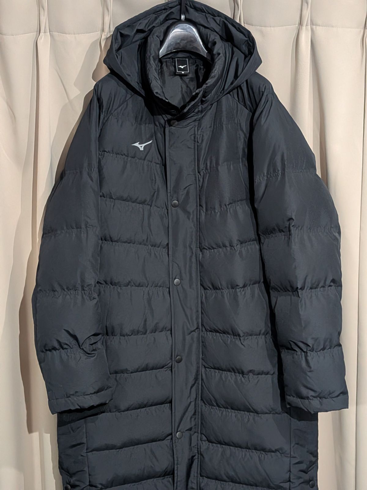 MIZUNO ミズノ ベンチコート ロングダウン 黒 ブラック M Mizuno