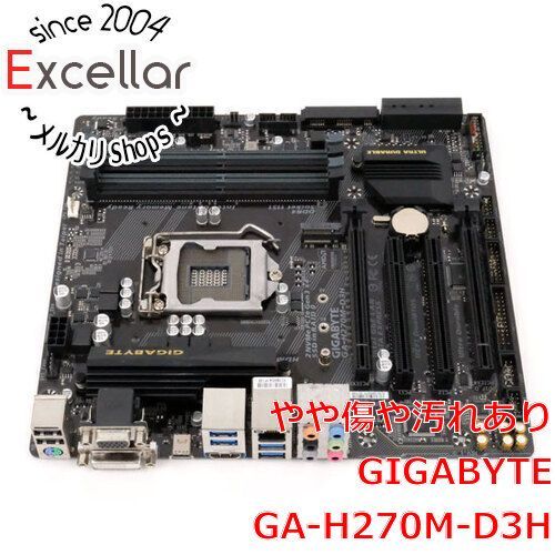 [bn:1] GIGABYTE製　MicroATXマザボ　GA-H270M-D3H　Rev.1.0　訳あり