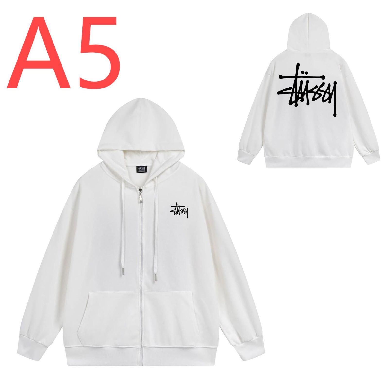 STUSSY ステューシー ベーシック ジップパーカー BASIC STUSSY   S M L XL  6色