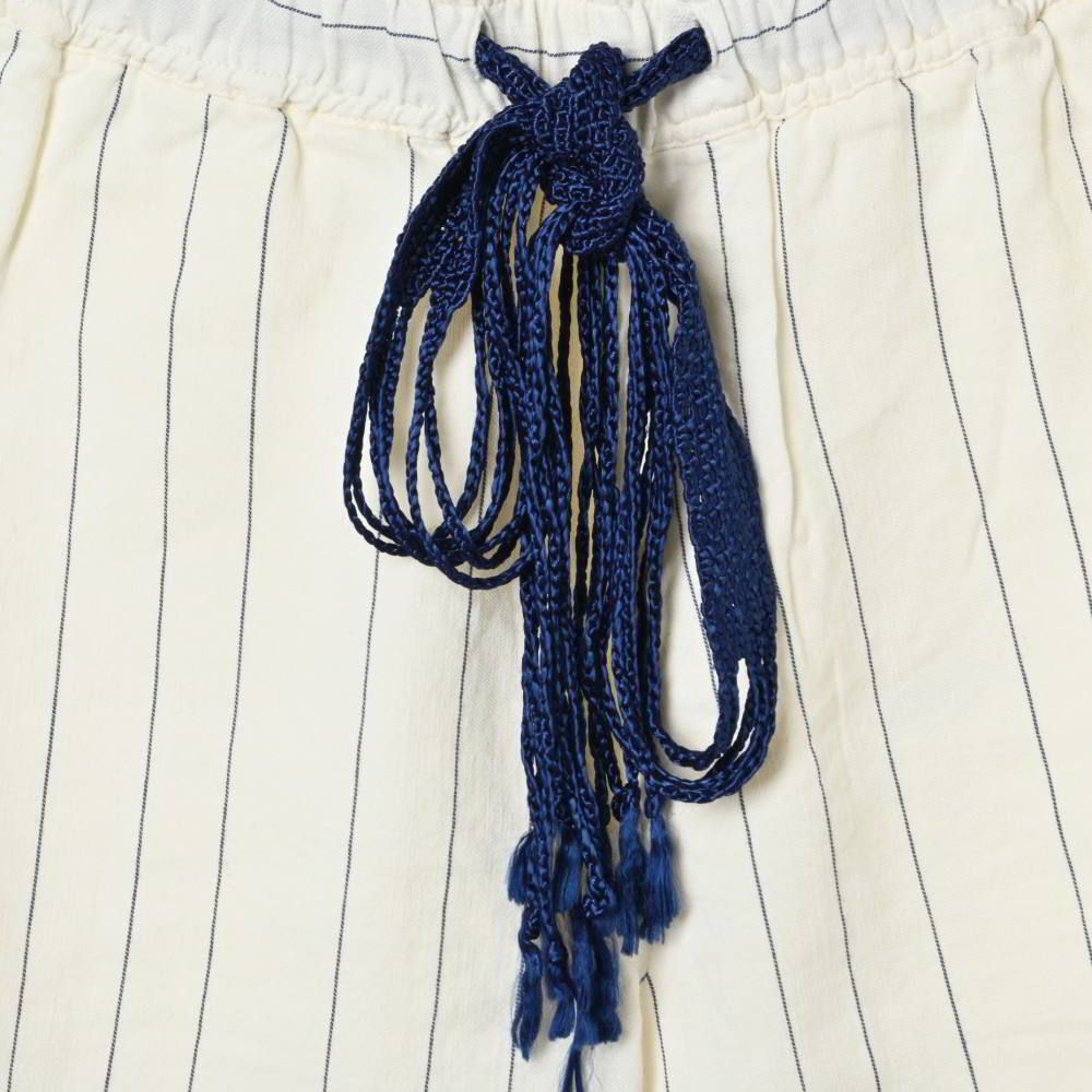 WALES BONNER ストライプ リネン混 パンツ - メルカリ 