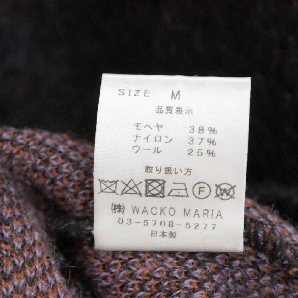 WACKO MARIA (ワコマリア) 19AW ZIGZAG MOHAIR CARDIGAN