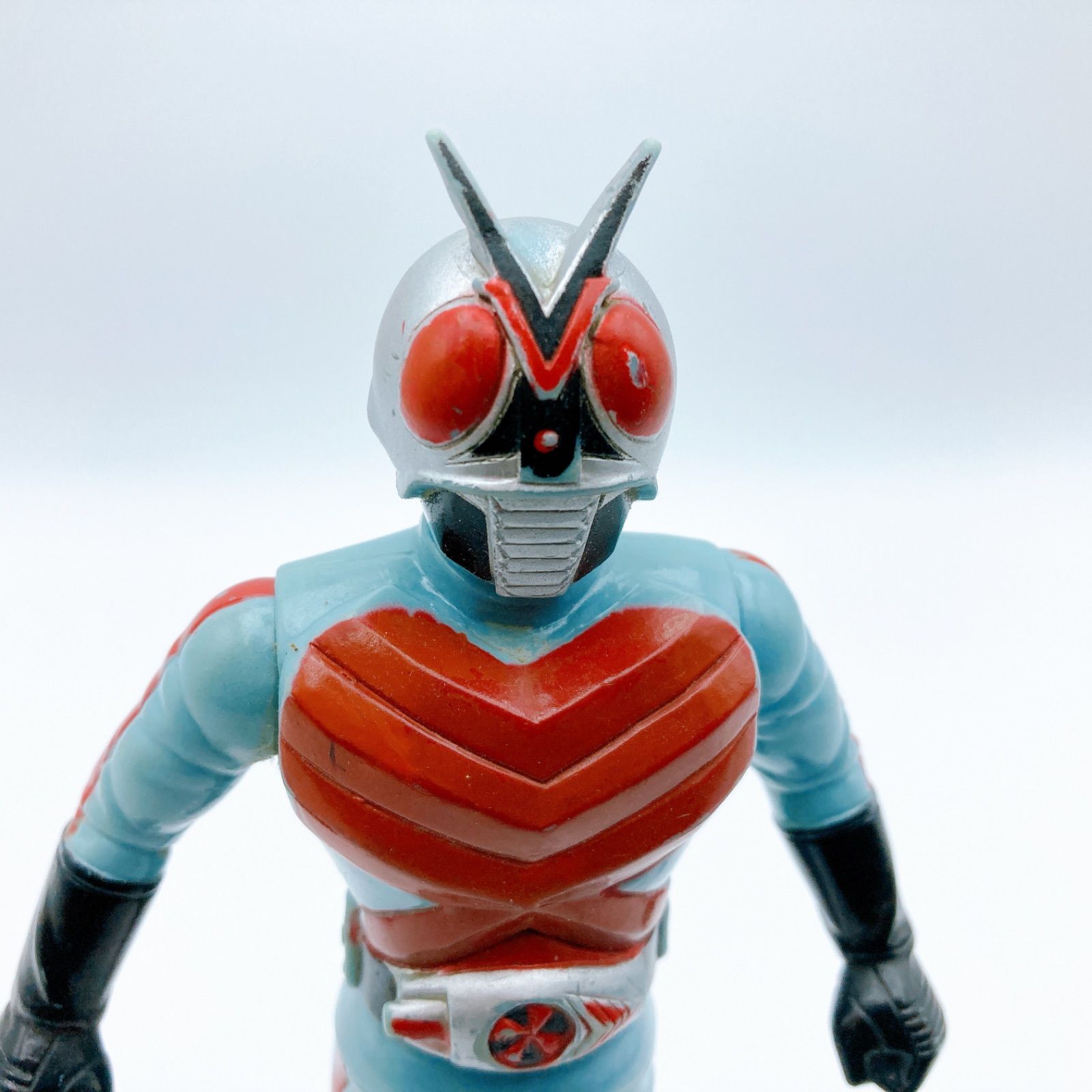 BANDAI - 昭和レトロ　骨董品　仮面ライダーX　16cm　ソフビ　フィギュア 仮面ライダーZX』ソフビ BANDAI仮面ライダー - メルカリ