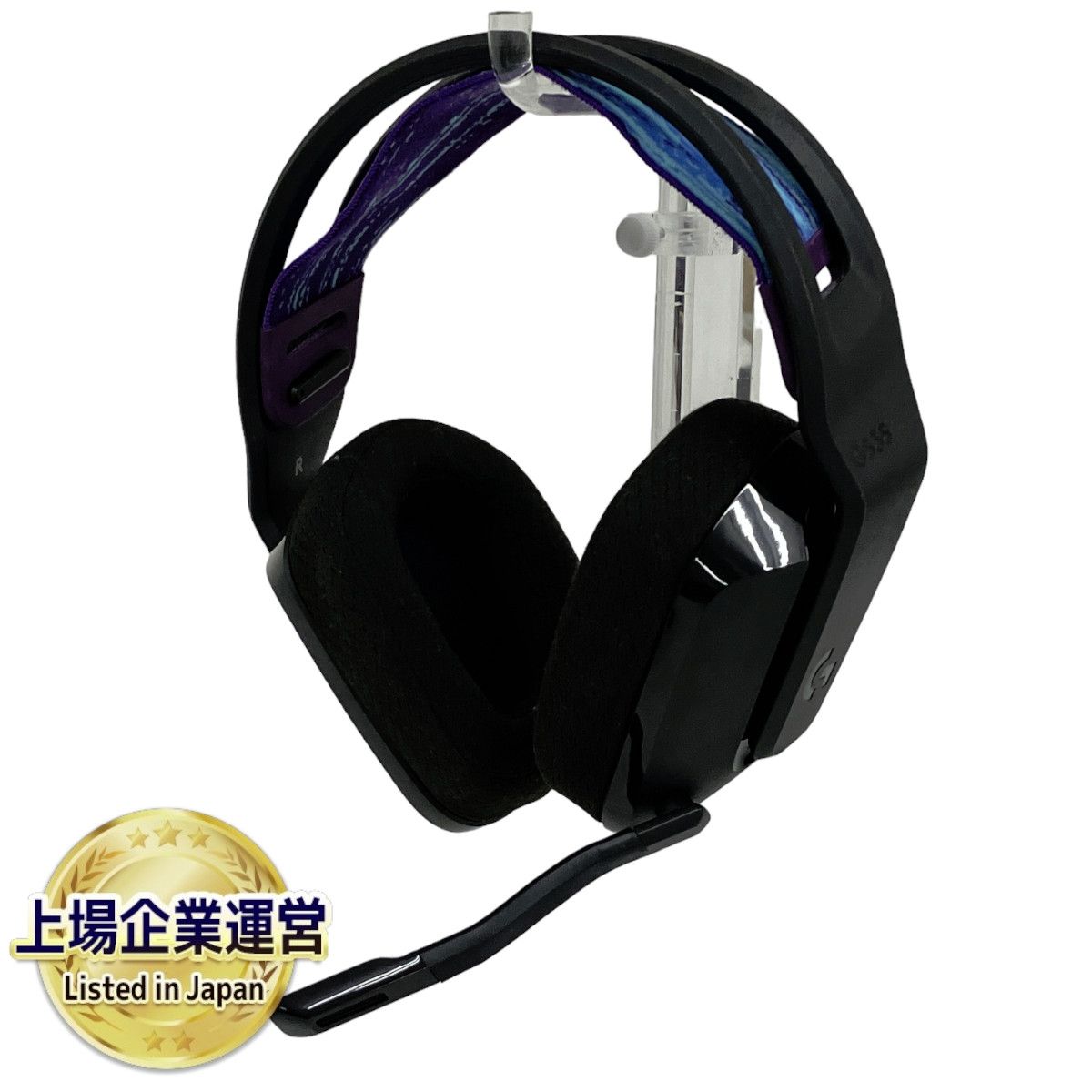 Logicool G535BK BLACK ヘッドセット ロジクール G535BK-PS ワイヤレスゲーミングヘッドセット
