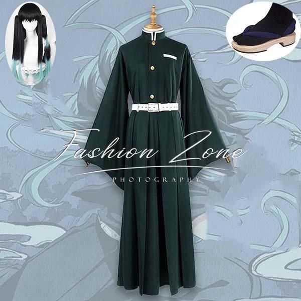 ◆鬼滅の刃 風 時透 無一郎 鬼殺隊和風制服 コスプレ衣装 ウィッグ 靴 道具 cosplay ハロウィン 演出服 変装