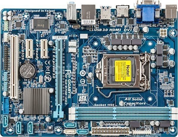 GIGABYTE GA-B75M-HD3 LGA 1155 Intel B75 HDMI SATA 6Gb/s USB 3.0 Micro ATX Intel Motherboard