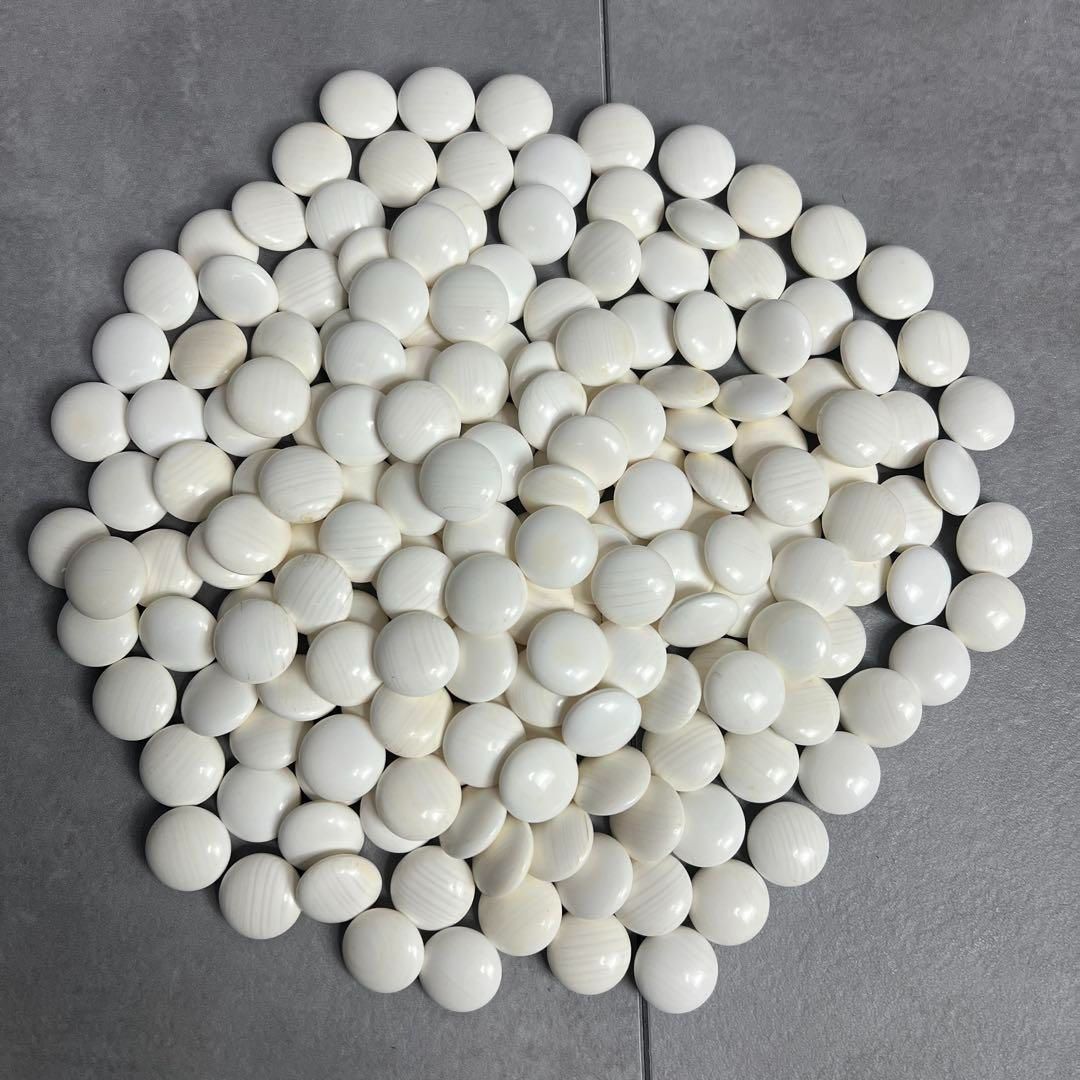 囲碁 蛤碁石 34号 182個 那智黒石 180個 対局 試合 ゲーム 25H1120TF0055