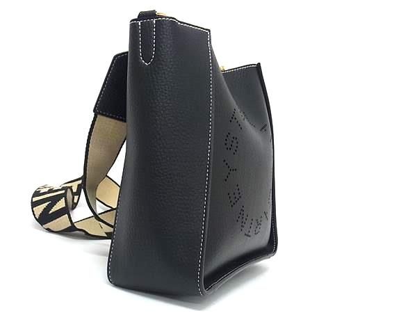 STELLA McCARTNEY ステラ マッカートニー レザー クロスボディ ショルダーバッグ レディース ブラック系 FT 0560