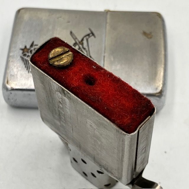 Zippo 1966年 ビンテージ 企業物 赤フェルト Zippo 1966年 ビンテージ 企業物 赤フェルト