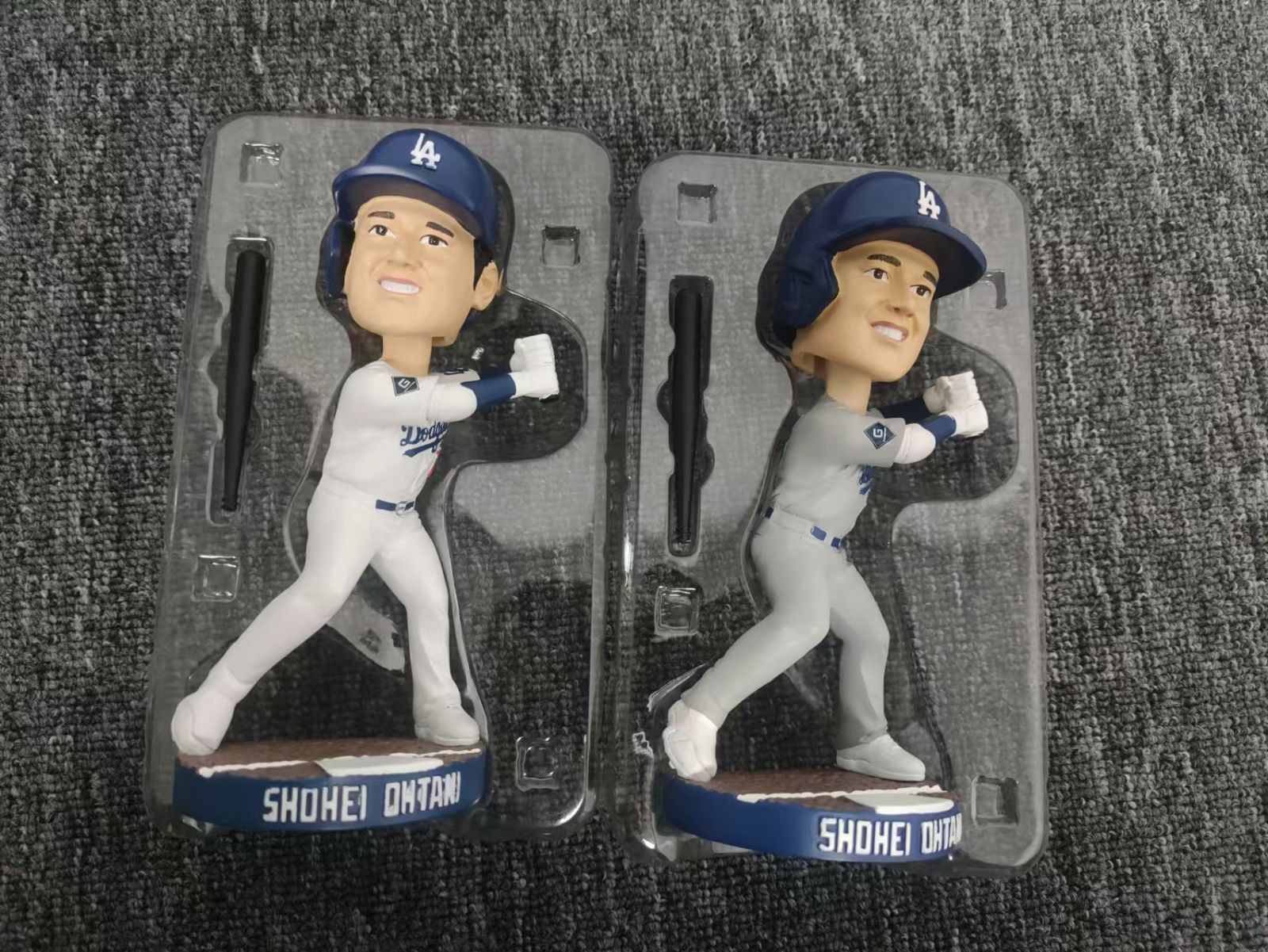 【2024年製 新品】 レア＆プレミア 大谷翔平 ボブルヘッド ノーマル・グレー・2体 記念グッズ