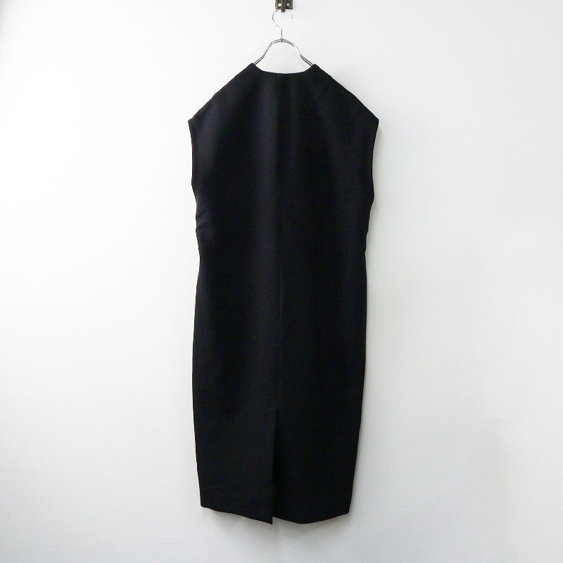 ノーコントロールエアー NO CONTROL AIR NC182VT ポリエステルウールロングベスト 36|ブラック 羽織り ノースリーブ 2400014499056