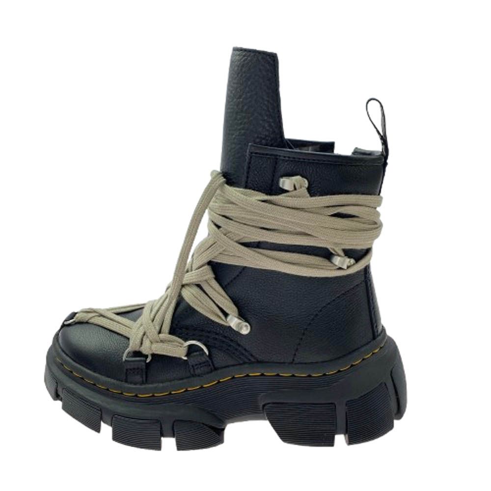 RICK OWENSリックオウエンスビートルメガ レザー ブーツブラック RICK OWENS(リックオウエンス)-BEATLE MEGA TRACTOR-LOO--Amanojak.