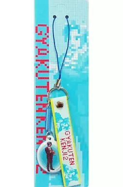 逆転裁判　逆転検事2 特典　クリーナー　ストラップ　御剣怜侍　CAPCOM DS 逆転裁判 逆転検事2 特典 クリーナー ストラップ 御剣怜侍 CAPCOM DS