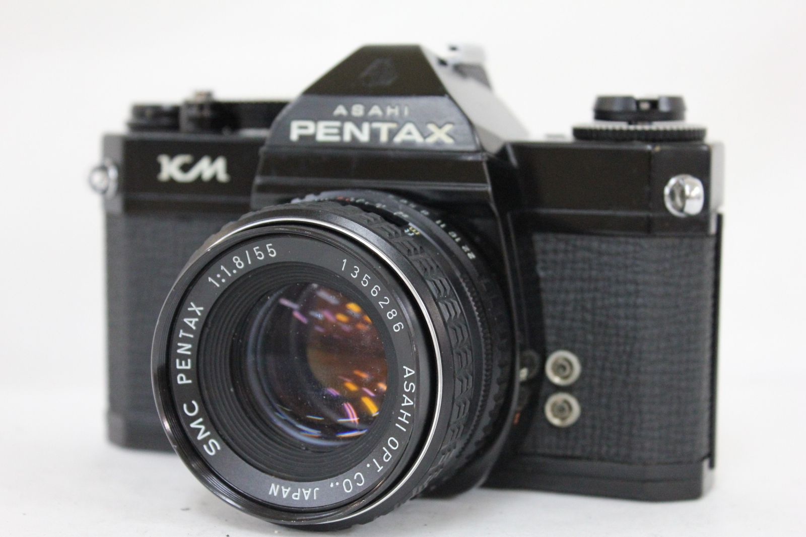 返品保証】 ペンタックス Pentax KM ブラック SMC PENTAX 55mm