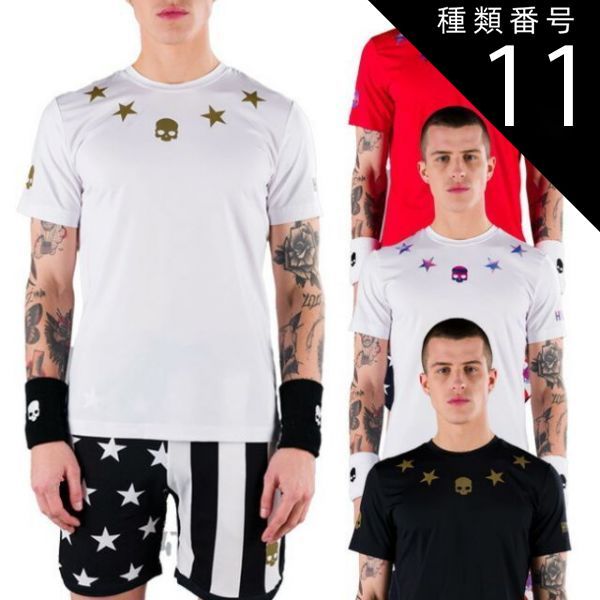 種類11:ホワイト×ブルー(071)/海外サイズ-XS 在庫処分特価】「USA Capsule」「海外サイズ」HYDROGEN(ハイドロゲン) 2022 メンズ STAR TECH スター テック 半袖Tシャツ T00554(22y8mテニス)