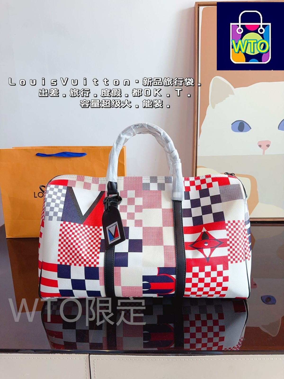 LVルイヴィトン春夏 keepall 財布 鍵バッグ 小銭入れ 手持ちバッグ バッグ ショルダーバッグ ポーチ 斜め肩-WTO輸入