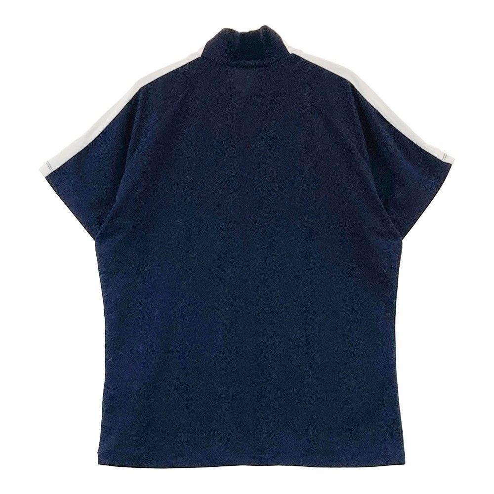 サイズ：L AND PER SE アンパスィ  ハイネック半袖Tシャツ  ネイビー系 [240101503784] ゴルフウェア レディース ストスト サイズ：L AND PER SE アンパスィ ハイネック半袖Tシャツ