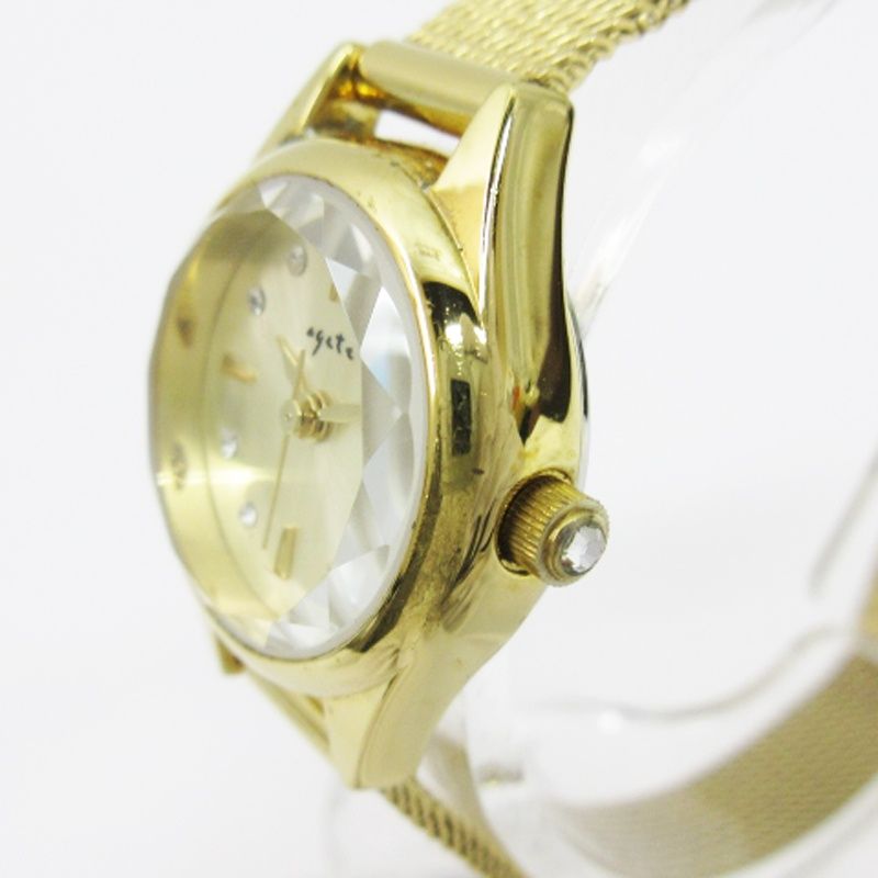 アガット agete ANA限定 ジュエリーウォッチ 腕時計 クォーツ SS