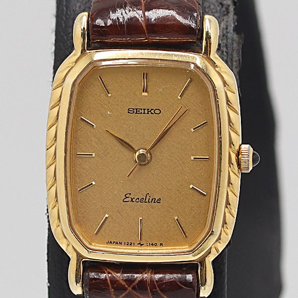 新品電池　SEIKO エクセリーヌ　時計　レディース　クォーツ　セイコー 美品/新品電池】 SEIKO エクセリーヌ ローマン レディース 腕時計