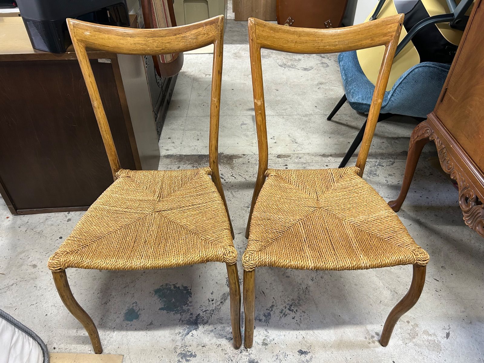 2脚セット ザ コンランショップ マニラチェア