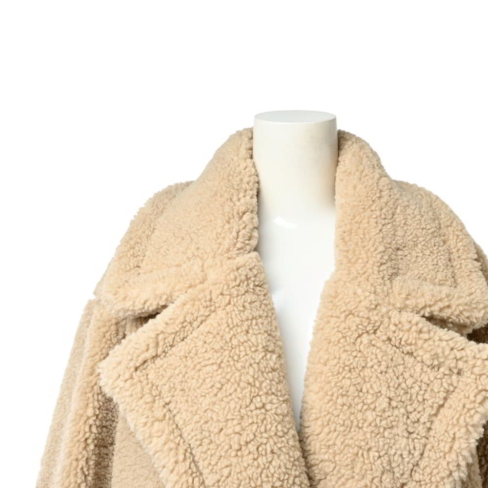 ZARA テディベア フェイクボア コート - メルカリ