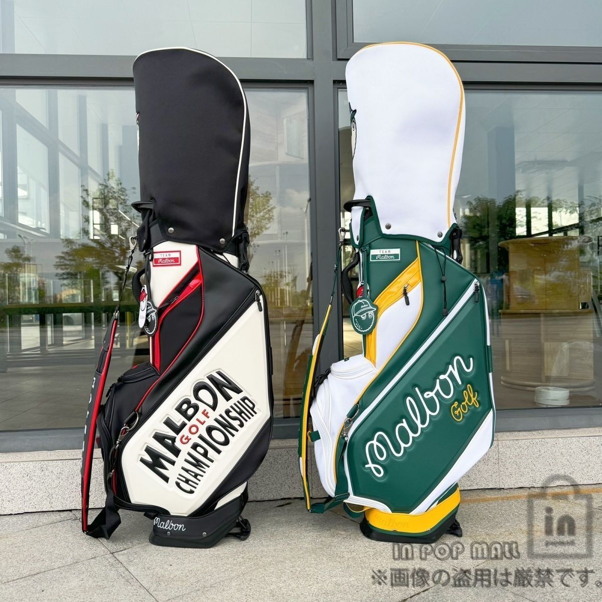週末バーゲン　マルボン　キャディーバッグ 楽天市場】マルボン Malbon Golf キャディバッグ Evergreen