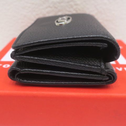 美品】DIESEL ディーゼル 現行モデル メタルロゴ 三つ折り財布