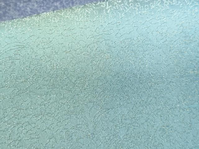 平和屋本店□極上 久保田一竹 幻の辻が花 太鼓柄袋帯 辻が花 霞文 金  