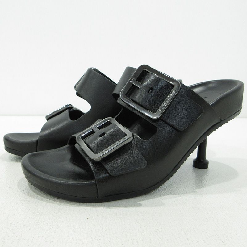 三重本店 BALENCIAGA | バレンシアガ サンダル mallorca sandal m80 656621 ブラック サイズ EU37 128
