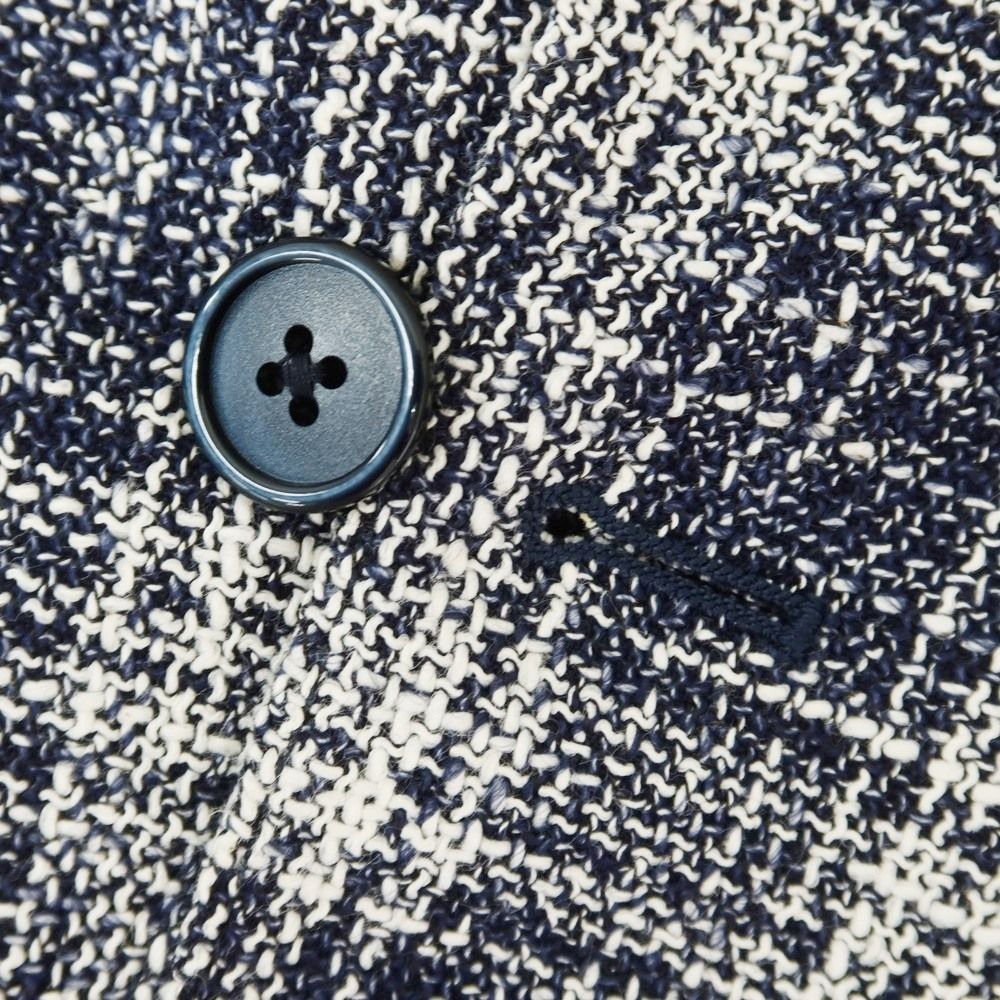 中古】ラルディーニ LARDINI ウールコットン チェック ジャケット