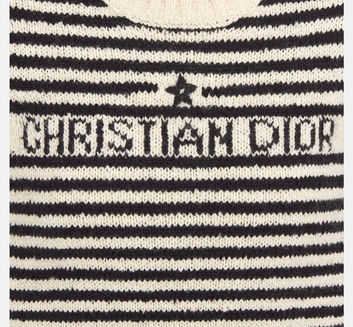新作 新品 Christian Dior ディオール セーター 半袖 ボーダー