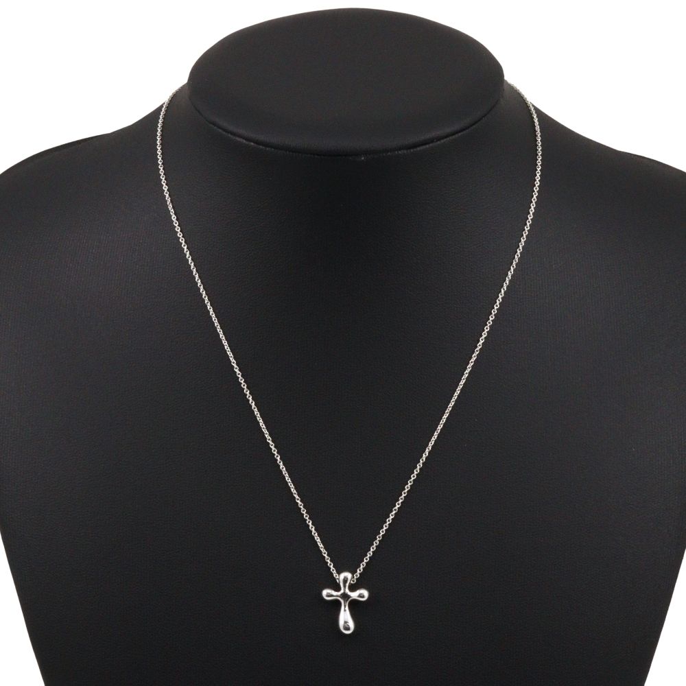 TIFFANY&Co.】ティファニー スモールクロス シルバー925 レディース