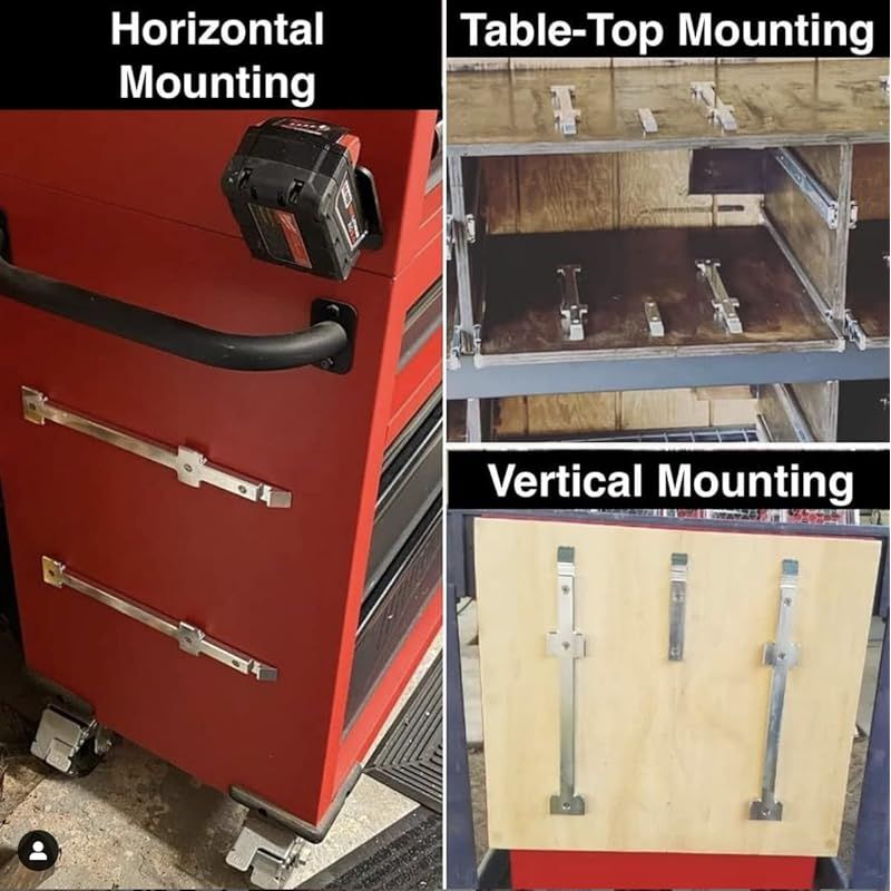 Unbeaten Path Designs ソリッドアルミニウム シングルワイド VersaMountセット ミルウォーキーパックアウトツール整理システム用 0 LLC-HASEGAWATOSO_COM