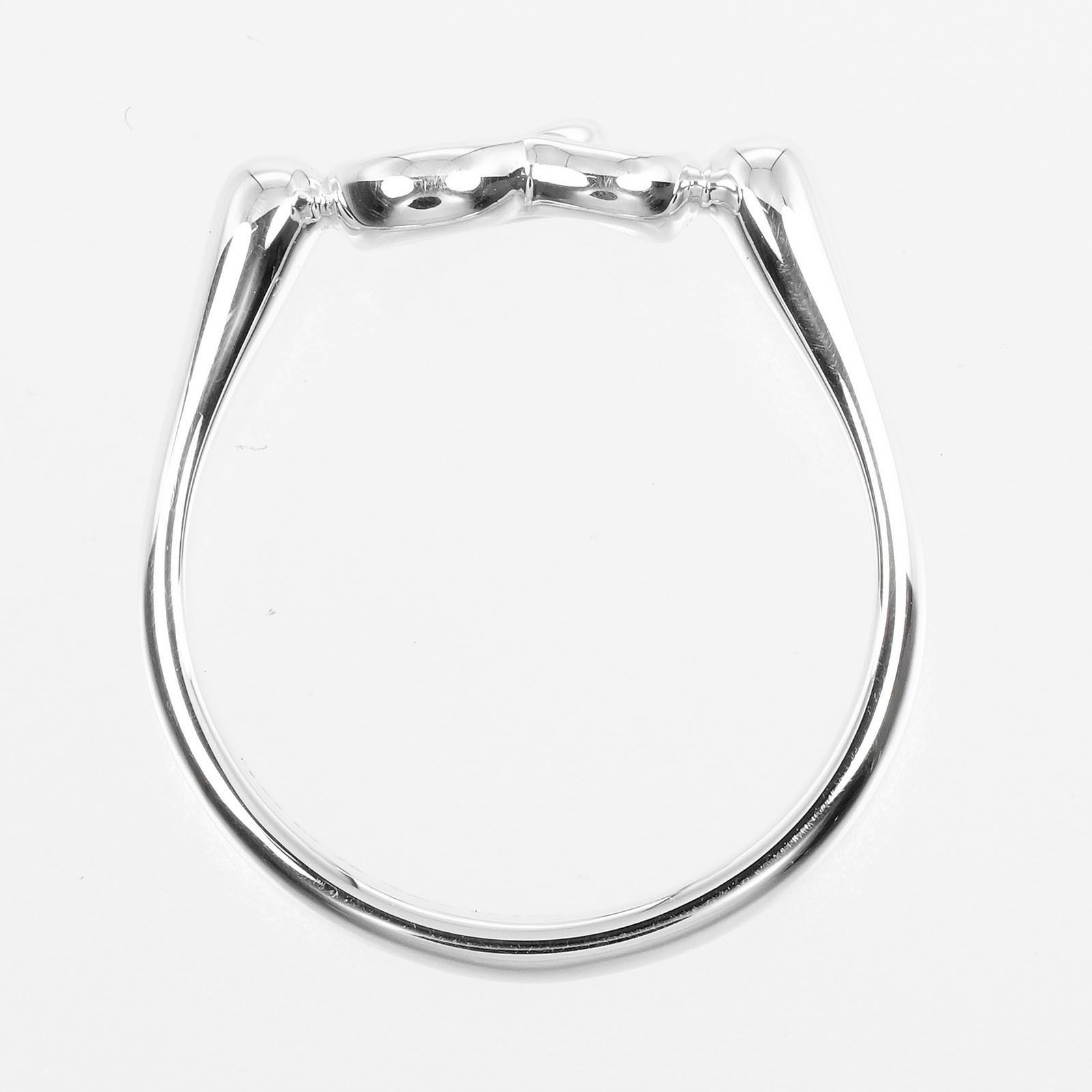 TIFFANY&Co.】ティファニー オープンハート シルバー925 12号