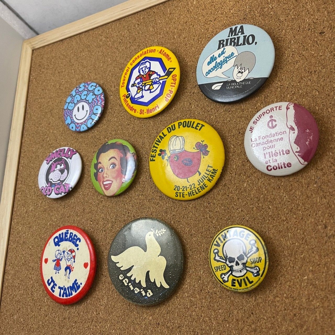 缶バッジ ビンテージ アンティーク BF 50s ~ 60s 70s 80s 90s