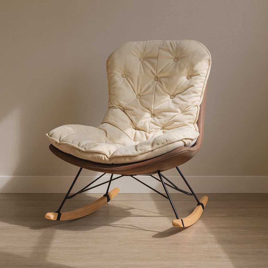 ロッキングチェア 木製 アンティーク ブラウン茶 ロッキングチェア