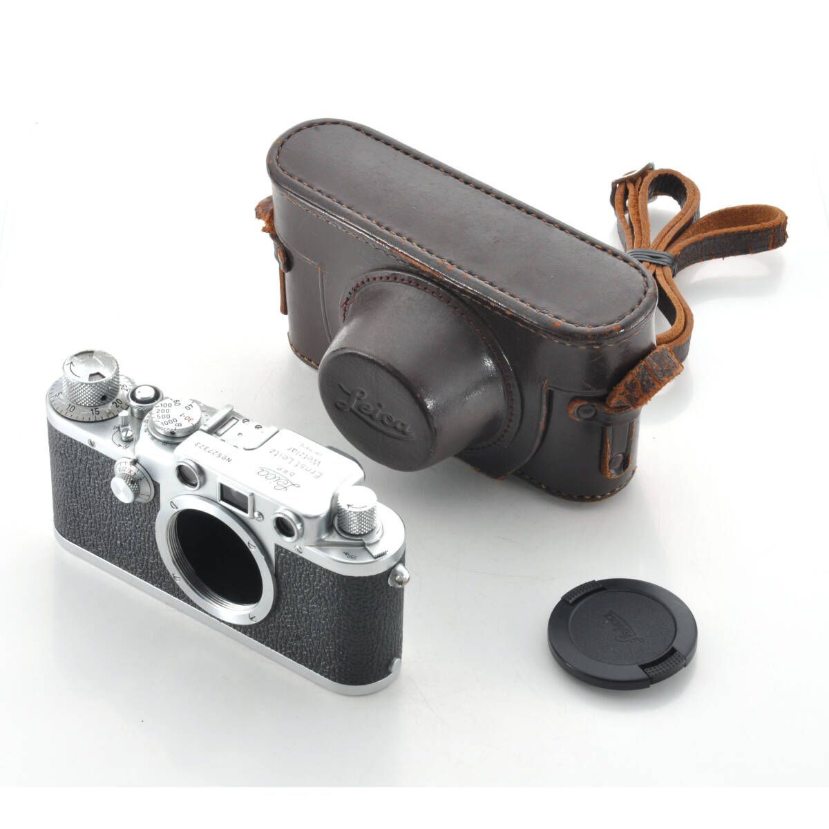 ライカ Leica IIIf レンジファインダーカメラ レザーケース付き L 39 J 113 a