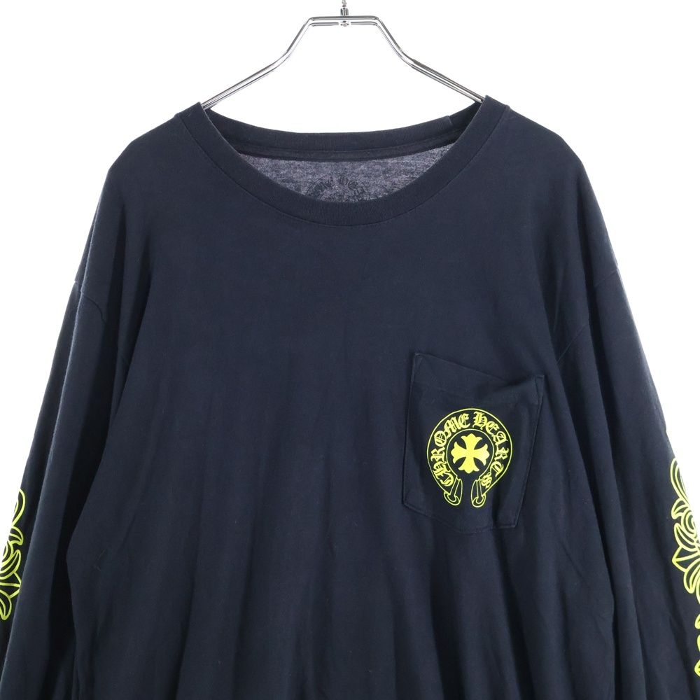 CHROME HEARTS (クロムハーツ) CH PLUS フロントCHプラスプリント 袖