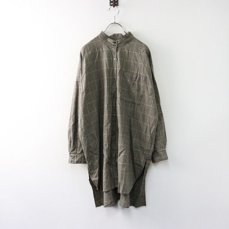 URBAN RESEARCH - 美品 2021AW かぐれ アーバンリサーチ kagure URBAN RESEARCH コットンチェックビッグシャツ F/ベージュ系 ワンピース【2400014372755】 美品 2021AW かぐれ アーバンリサーチ kagure URBAN RESEARCH