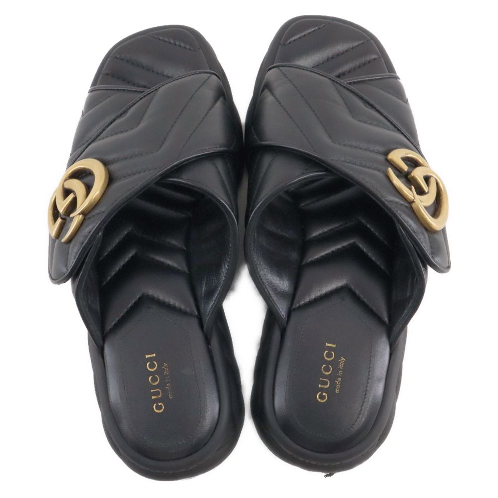 GUCCI (グッチ) Marmont Slide Sandals マーモント ダブルG GUCCI (グッチ) Marmont Slide Sandals マーモント ダブルG