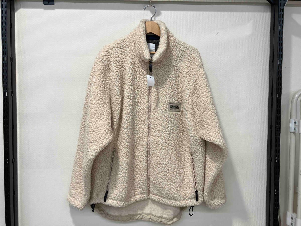 NAPAPIJRI NAPA by MARTINE ROSE ナパピリ×マーティンローズ フリース ボアジャケット T-EMIN WOOL  JACKET L ベージュ NOYI6M - メルカリ