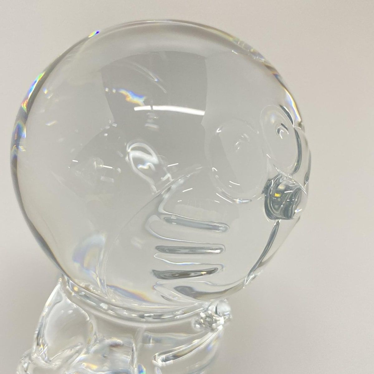 Baccarat(バカラ) 小物美品 クリア 置物/ドラえもんコラボ
