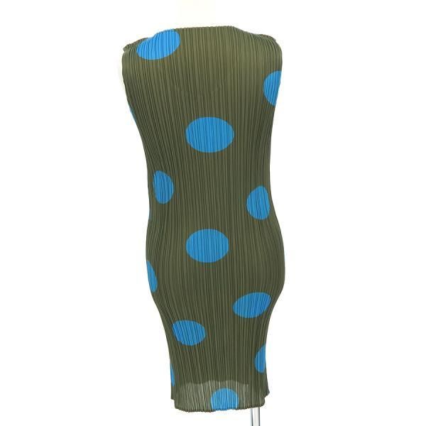 プリーツプリーズ トップス イッセイミヤケ グリーン PLEATS PLEASE ISSEY MIYAKE - PLEATS PLEASE ISSEY MIYAKE