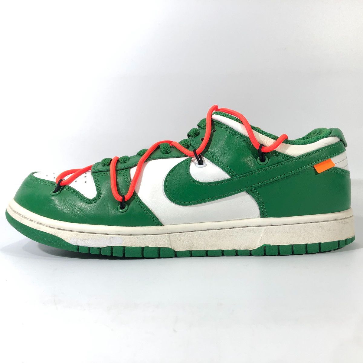 NIKE ナイキ OFF WHITE DUNK LOW LTHR / OW CT0856-100 27.5cm US9.5 宅急便